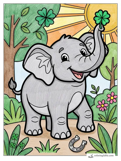 Colored example of this coloring page