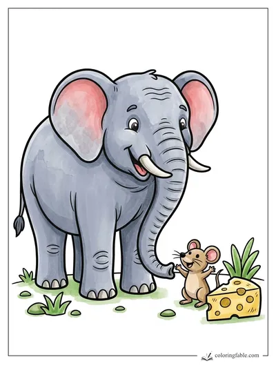Colored example of this coloring page