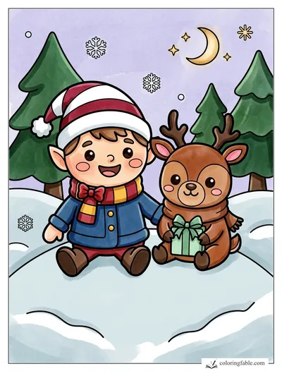 Colored example of this coloring page