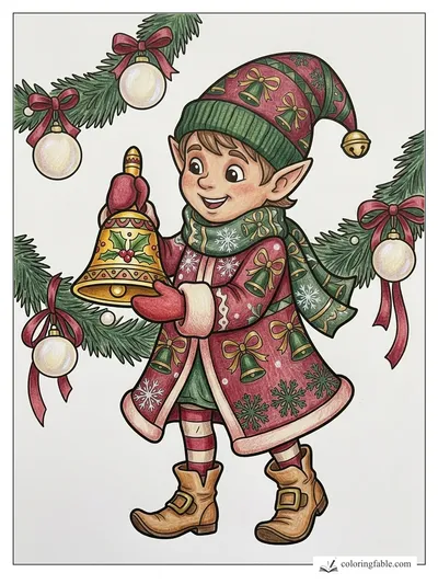 Colored example of this coloring page