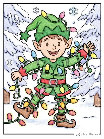 Colored example of this coloring page