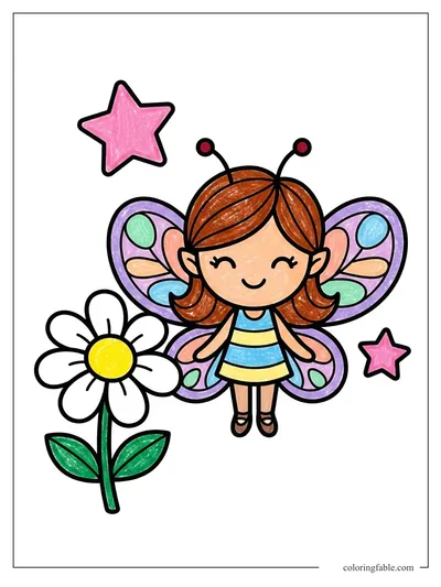 Colored example of this coloring page