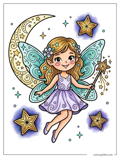 Colored example of this coloring page