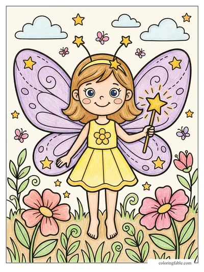 Colored example of this coloring page