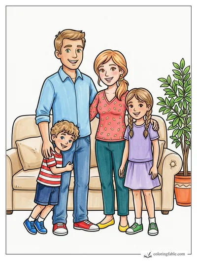 Colored example of this coloring page