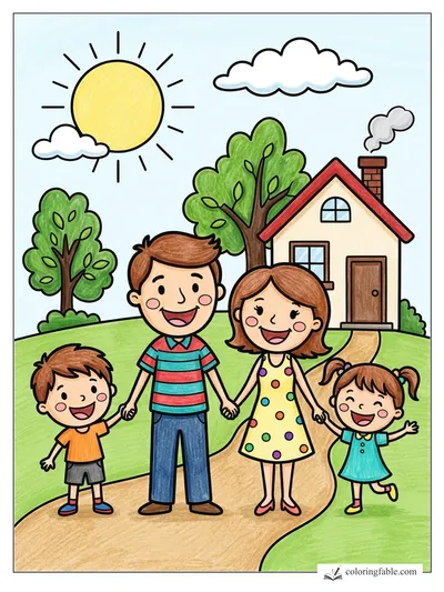 Colored example of this coloring page