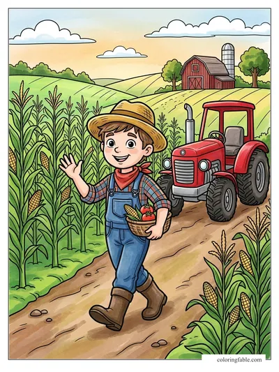 Colored example of this coloring page