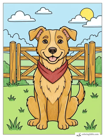 Colored example of this coloring page