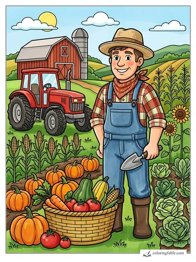 Colored example of this coloring page