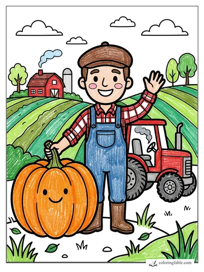 Colored example of this coloring page