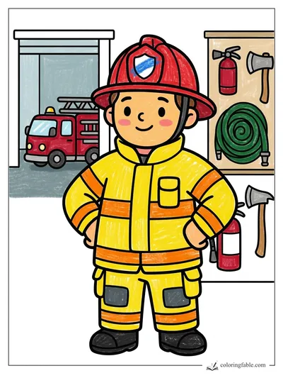 Colored example of this coloring page