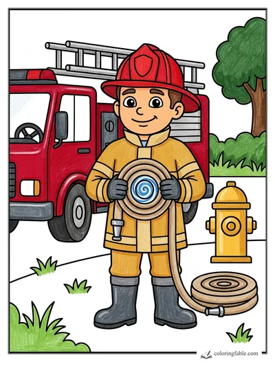 Colored example of this coloring page