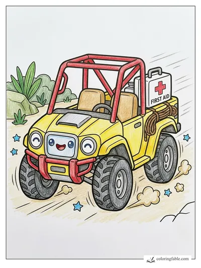 Colored example of this coloring page