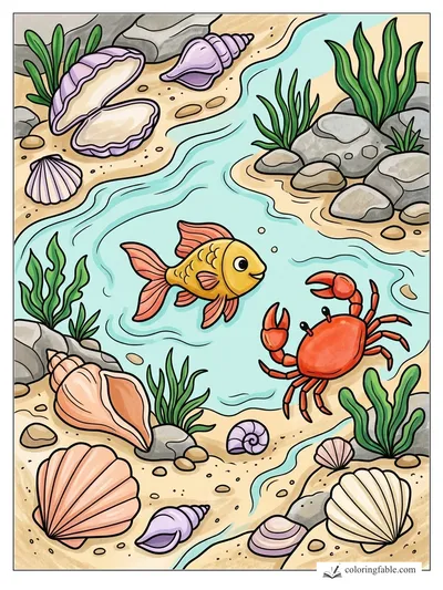 Colored example of this coloring page