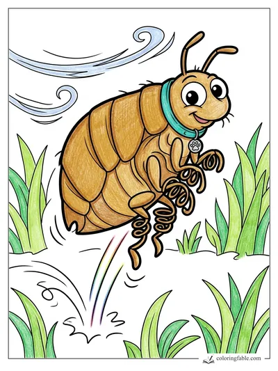 Colored example of this coloring page