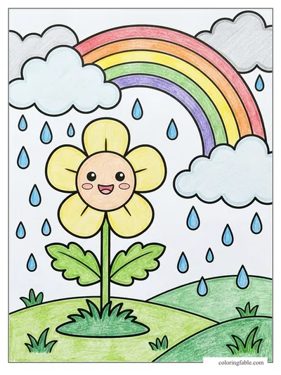 Colored example of this coloring page