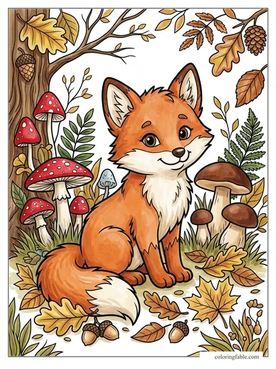 Colored example of this coloring page