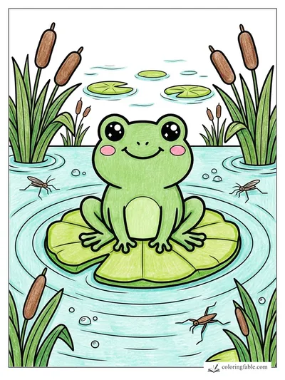 Colored example of this coloring page