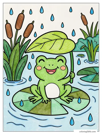 Colored example of this coloring page