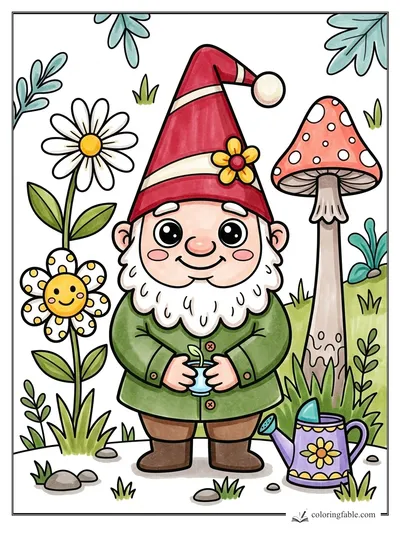 Colored example of this coloring page