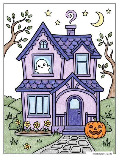 Colored example of this coloring page