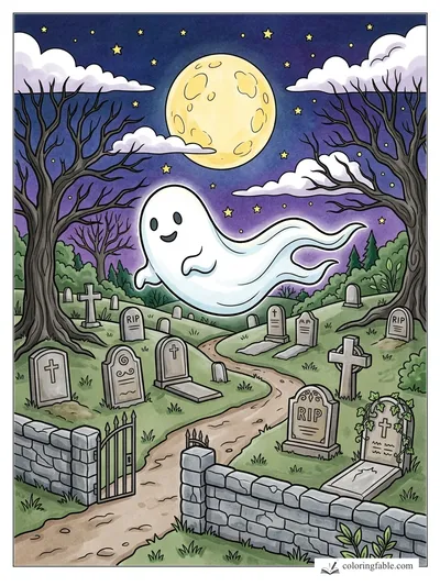 Colored example of this coloring page