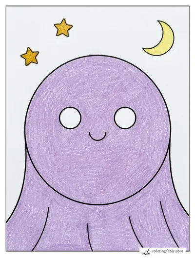 Colored example of this coloring page