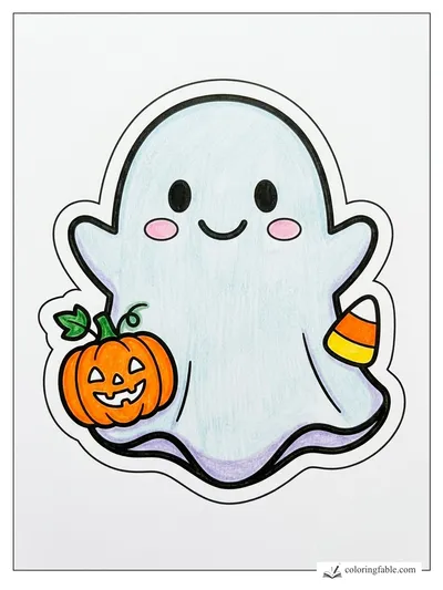 Colored example of this coloring page