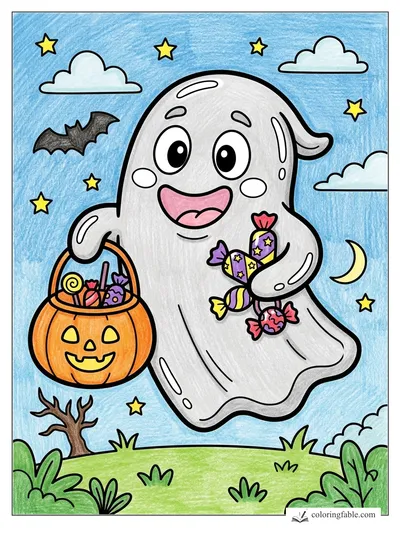 Colored example of this coloring page