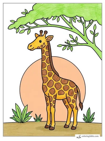 Colored example of this coloring page