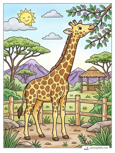 Colored example of this coloring page