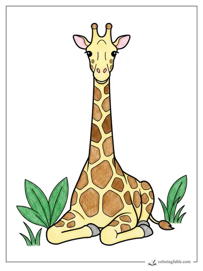 Colored example of this coloring page