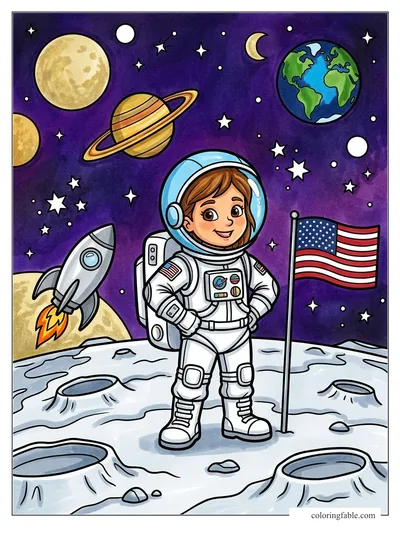 Colored example of this coloring page