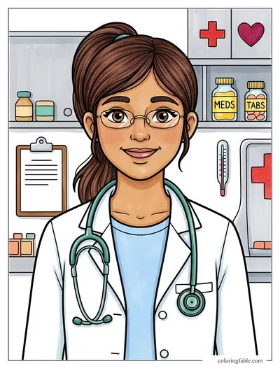 Colored example of this coloring page