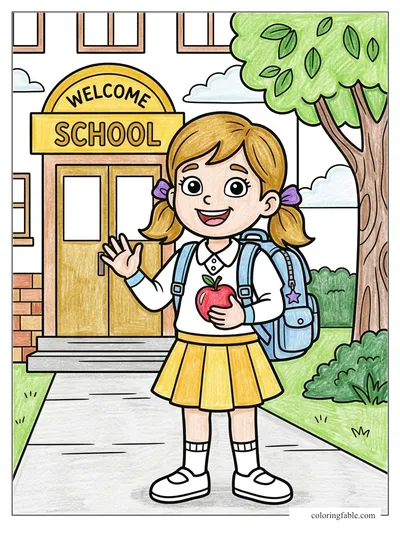 Colored example of this coloring page