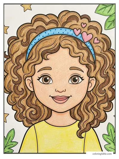 Colored example of this coloring page