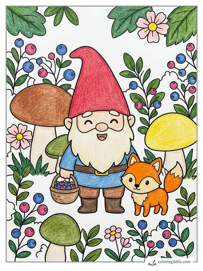Colored example of this coloring page
