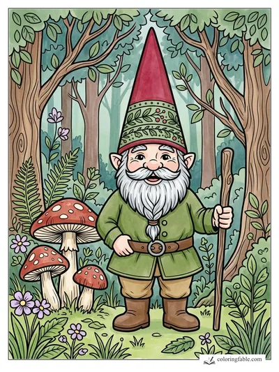 Colored example of this coloring page