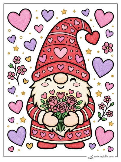 Colored example of this coloring page