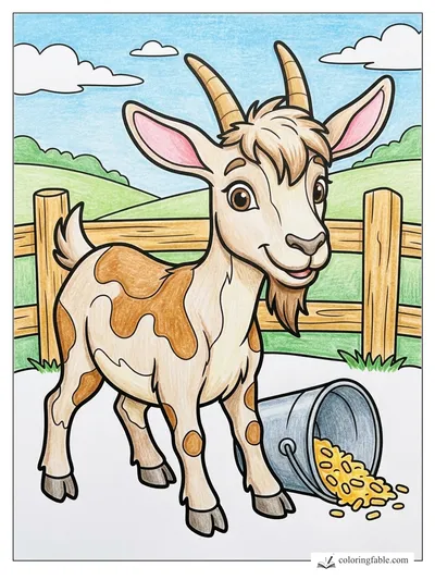 Colored example of this coloring page