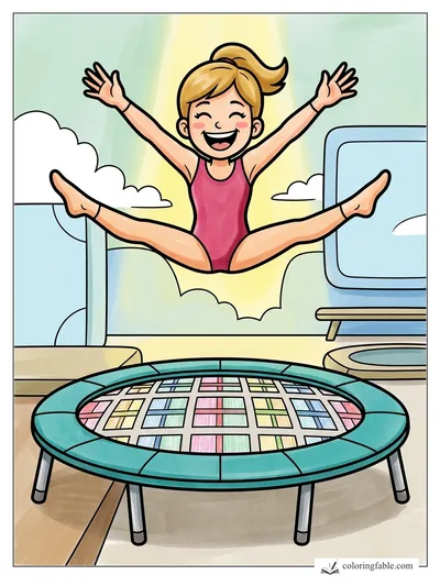 Colored example of this coloring page