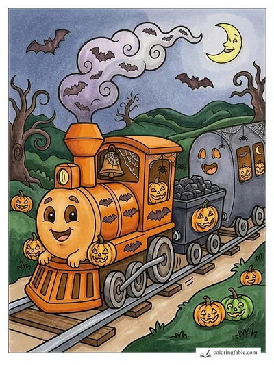 Colored example of this coloring page