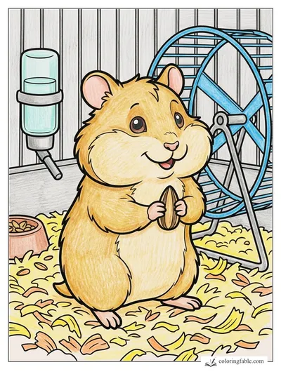Colored example of this coloring page