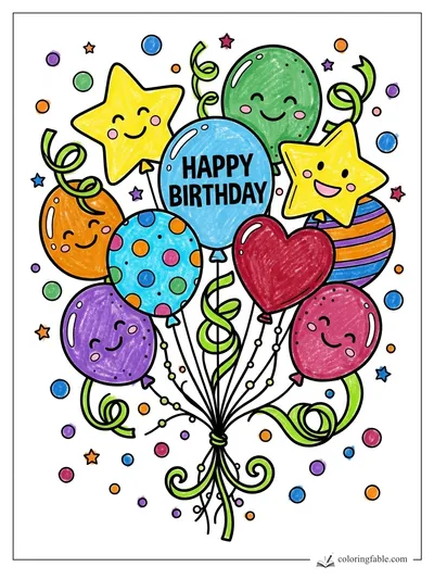 Colored example of this coloring page