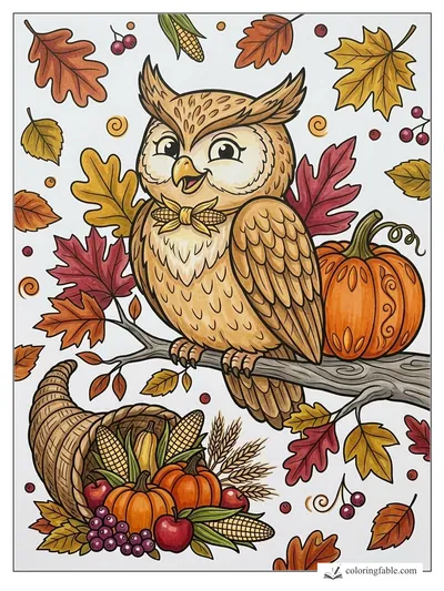 Colored example of this coloring page