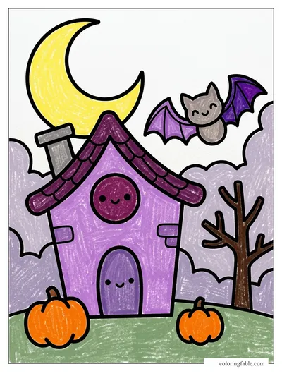 Colored example of this coloring page