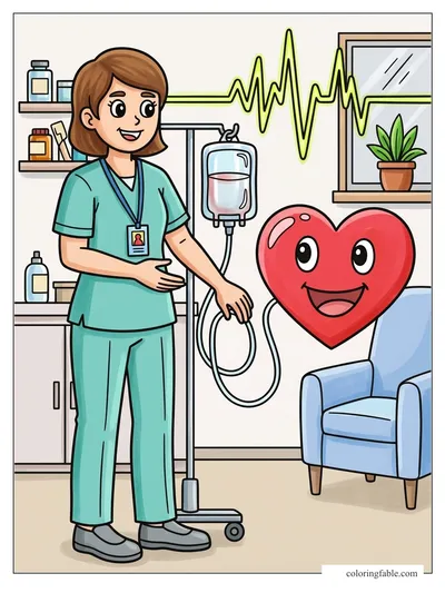 Colored example of this coloring page