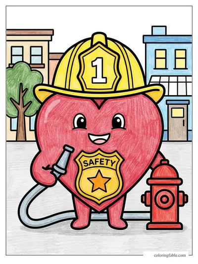 Colored example of this coloring page