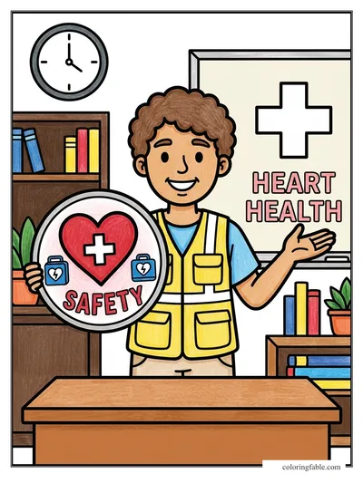 Colored example of this coloring page