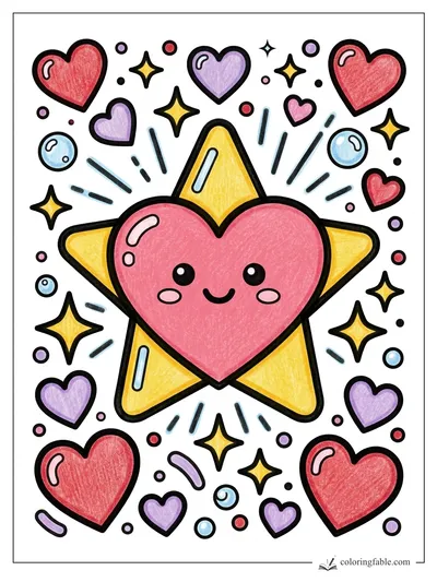 Colored example of this coloring page